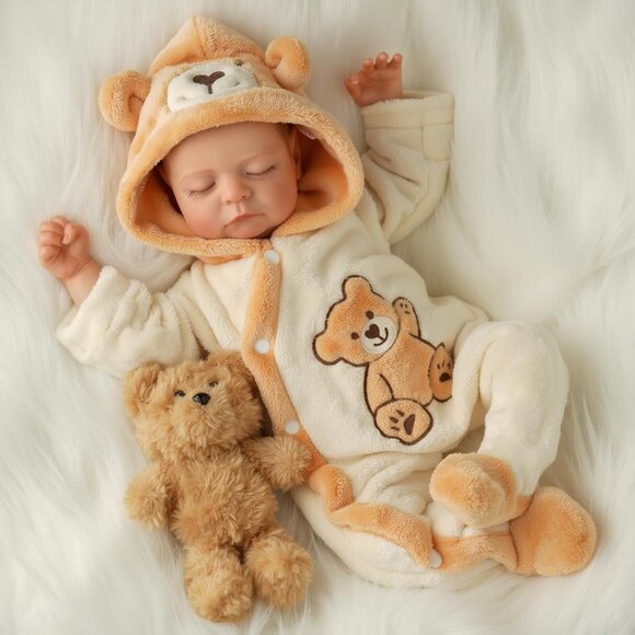 🆕20 Inches Cloth Body Baby Dolls Boy Noah with Toy Accessories Reborn Baby - Picture 3 of 8